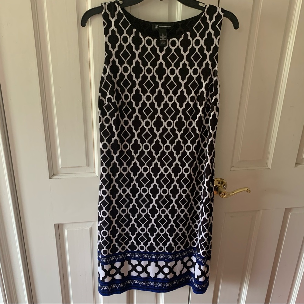 INC International Concepts Lined Sheath Dress Sz M